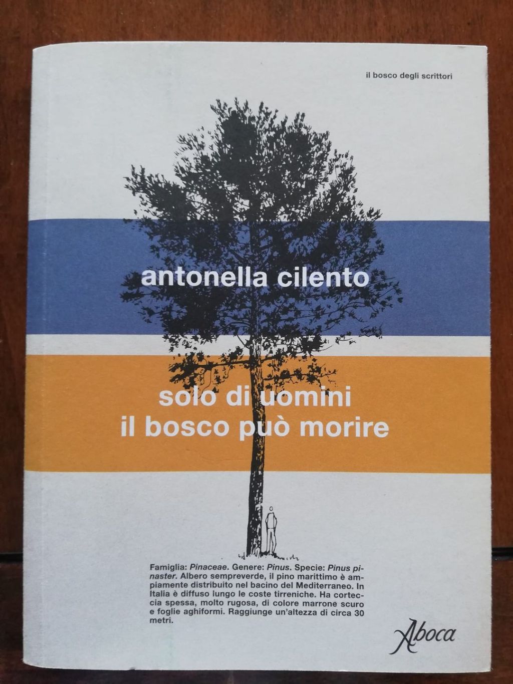 “Solo di uomini il bosco può morire” di Antonella Cilento (Aboca)